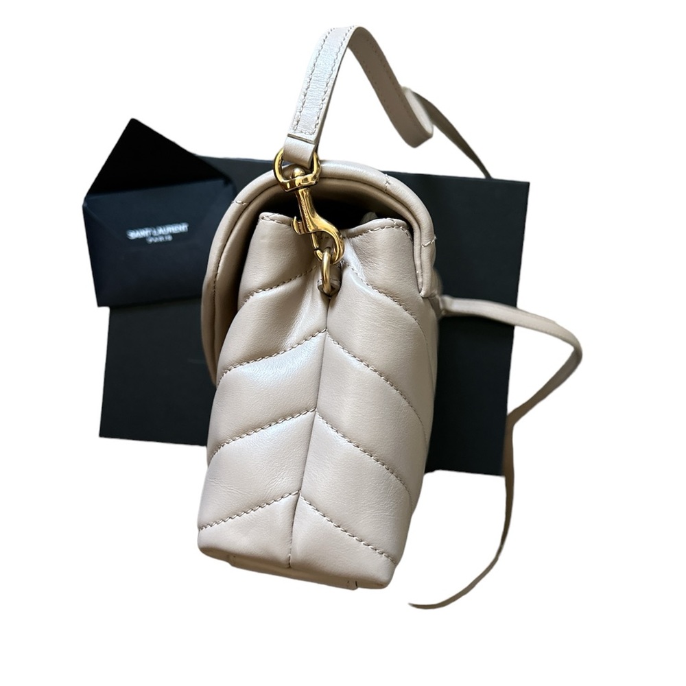 YSL Saint Laurent Toy Loulou Quilted Leather Bag - Picture 6 of 8